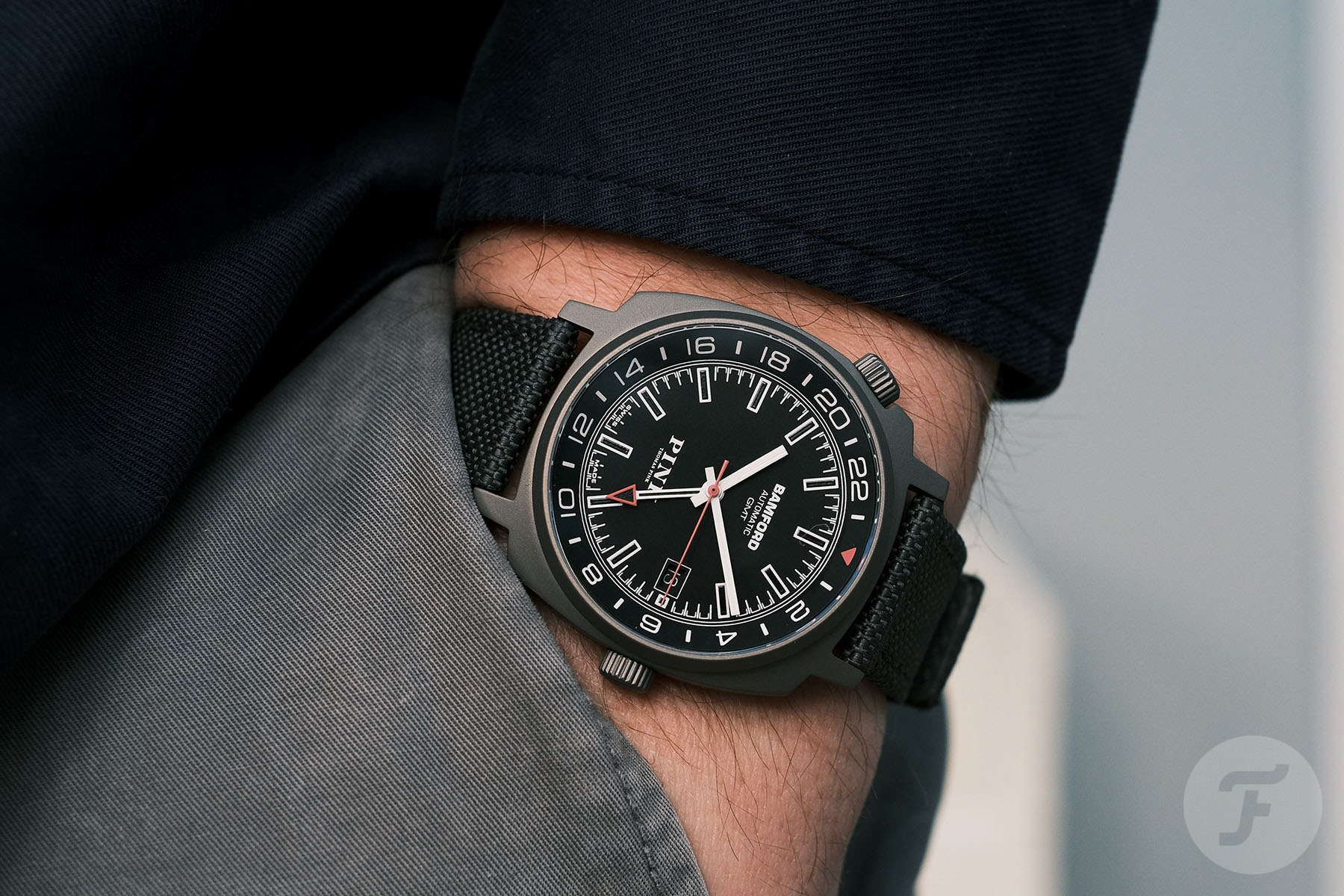 British Fashion Brand Bonds With Bamford For The Thomas Pink Automatic Titanium GMT Limited Edition