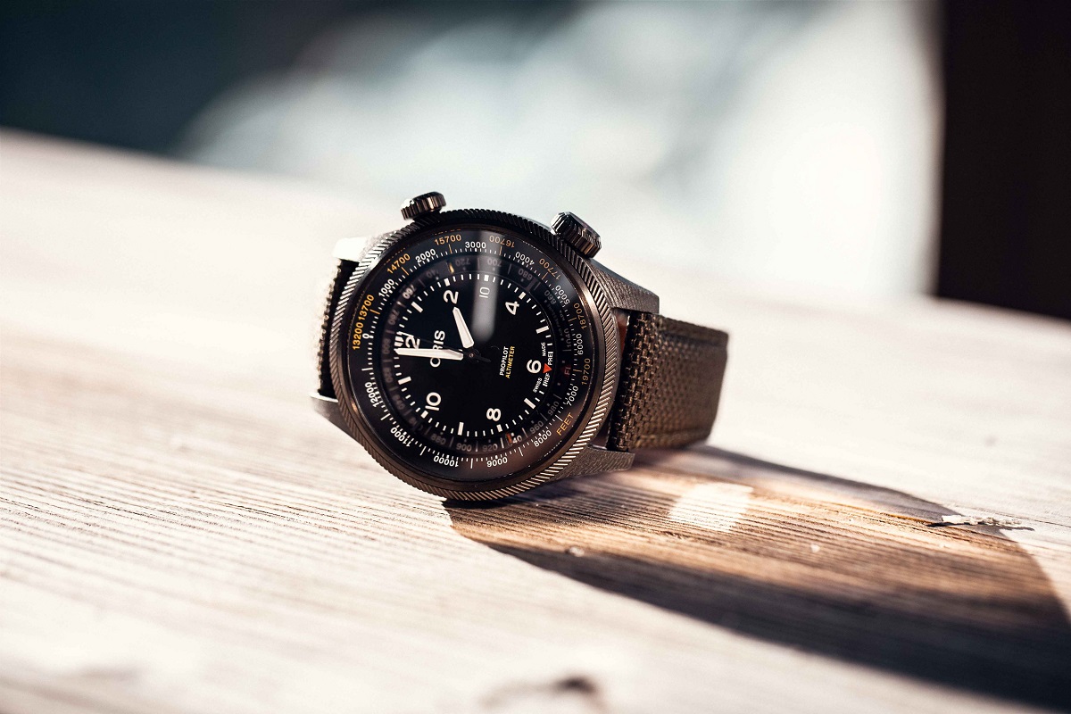 Introducing The High-Flying Oris ProPilot Altimeter In A New 47mm Carbon Fiber Case