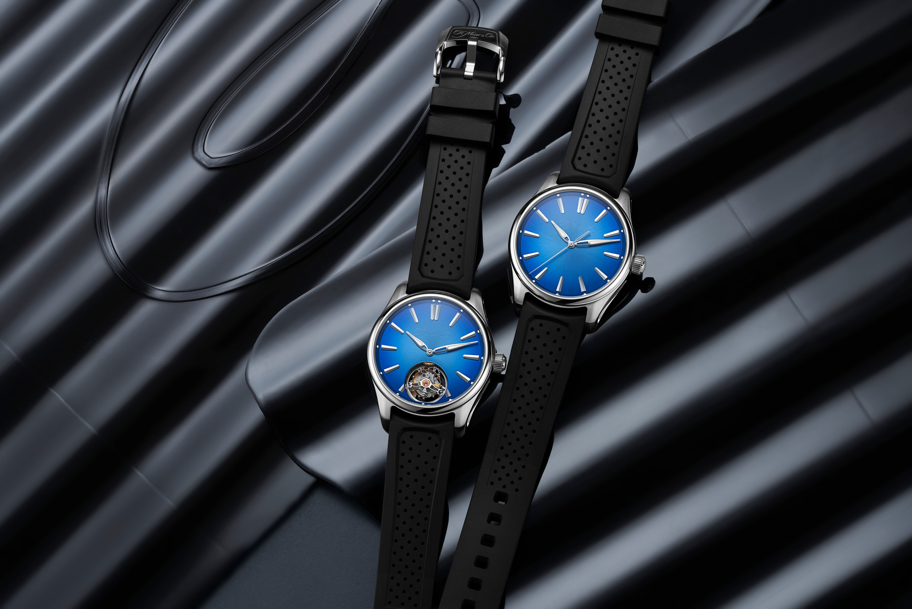 H. Moser Turns Up The Chill Factor With The Pioneer Arctic Blue In A New 40mm Case