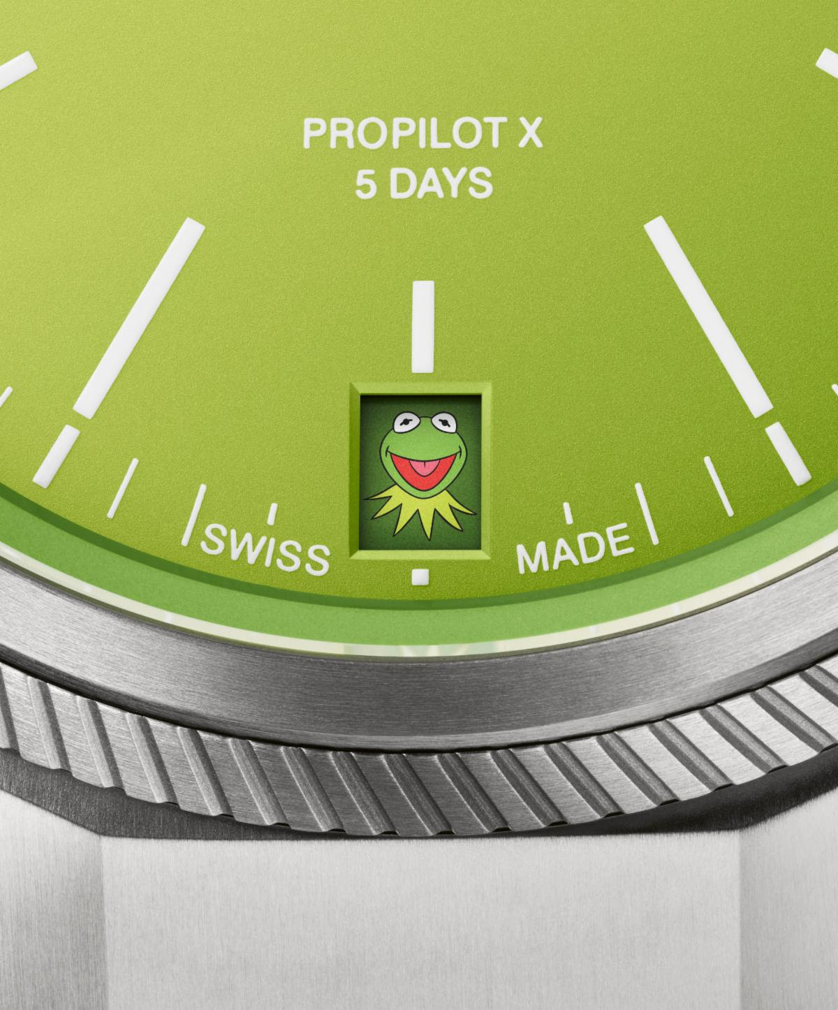 The Oris ProPilot X Kermit Edition is a monthly celebration of Fozzie Bear’s best pal
