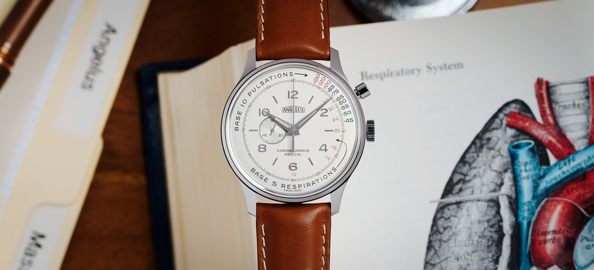 Angelus Unveils The Chronographe Médical x Massena LAB Watch