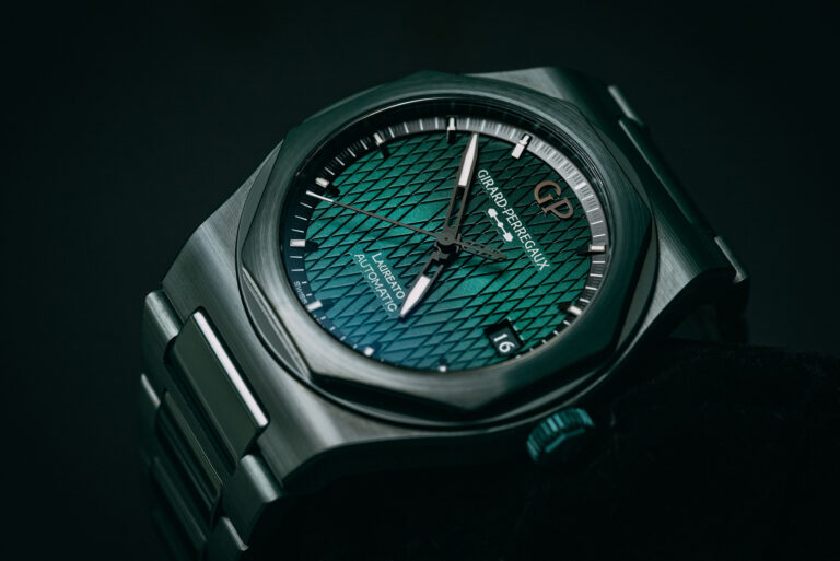 Hands-On Debut: Girard-Perregaux Laureato Green Ceramic Aston Martin Edition Watch