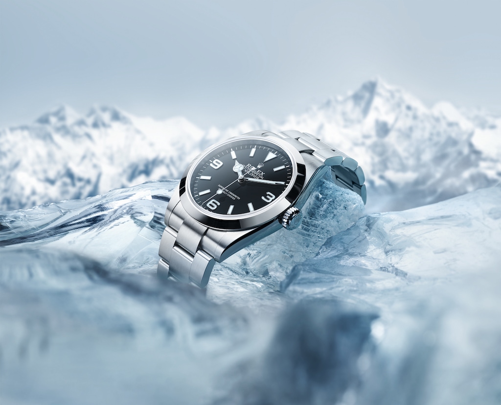 The Rolex Explorer showcases a new 40mm case