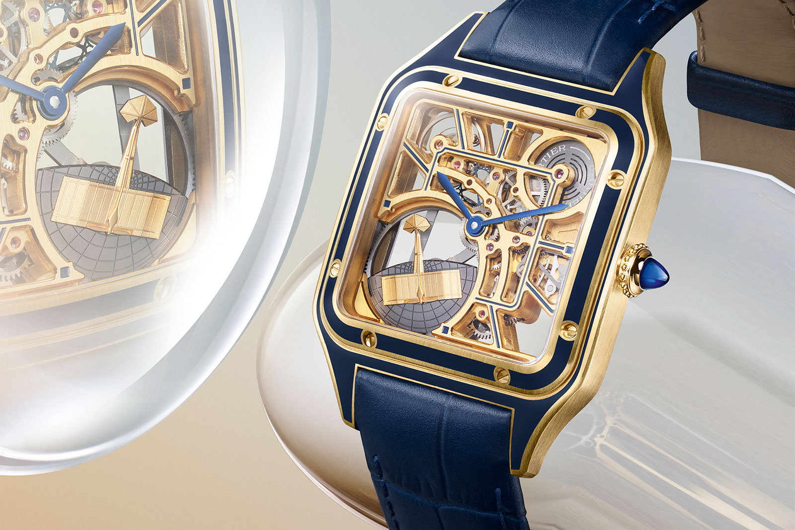 Cartier Introduces the Santos-Dumont Skeleton Micro-Rotor