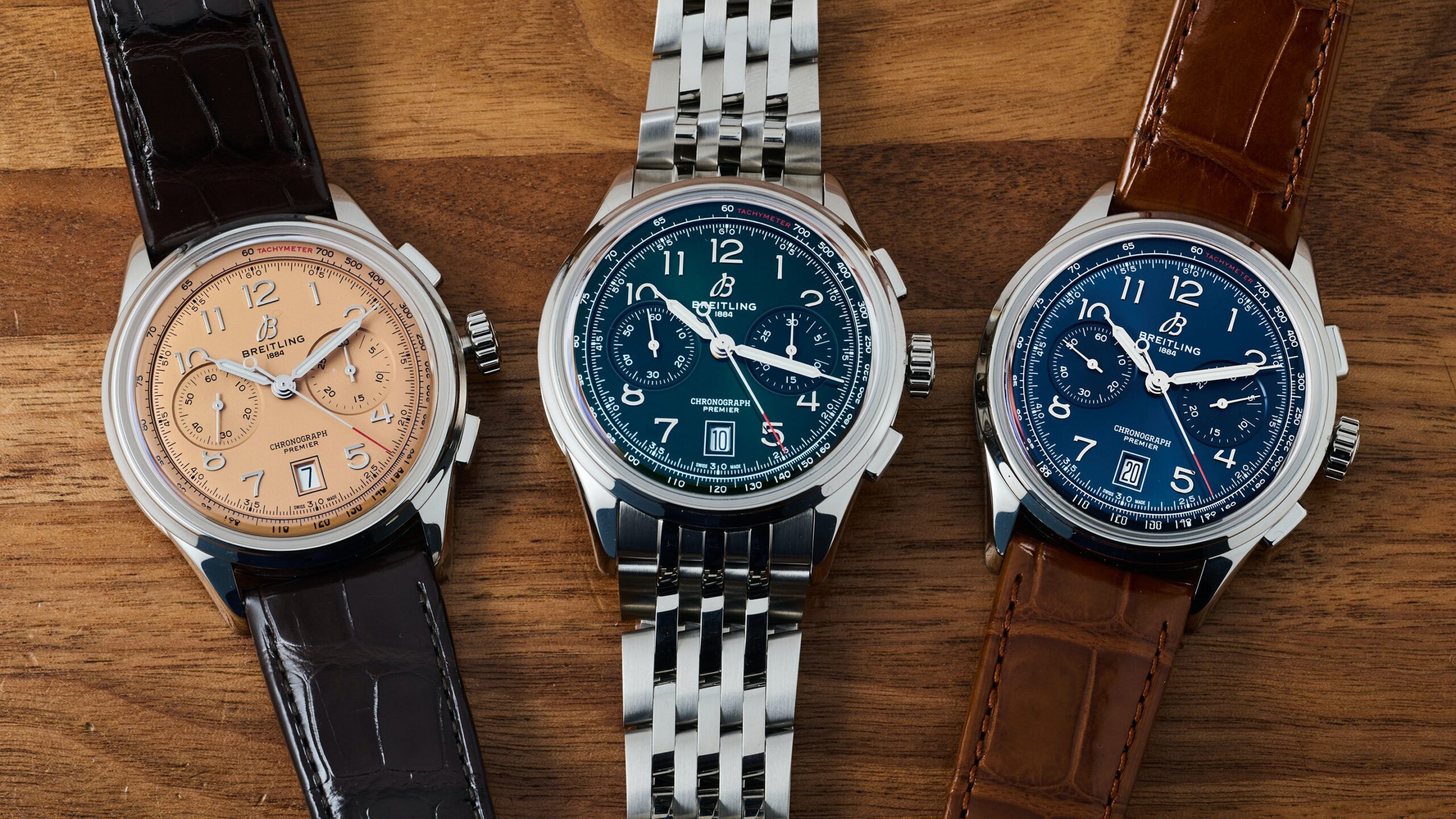 Introducing: Breitling Brings Heritage Design To A Revamped Premier Chronograph Line In Five New Colors
