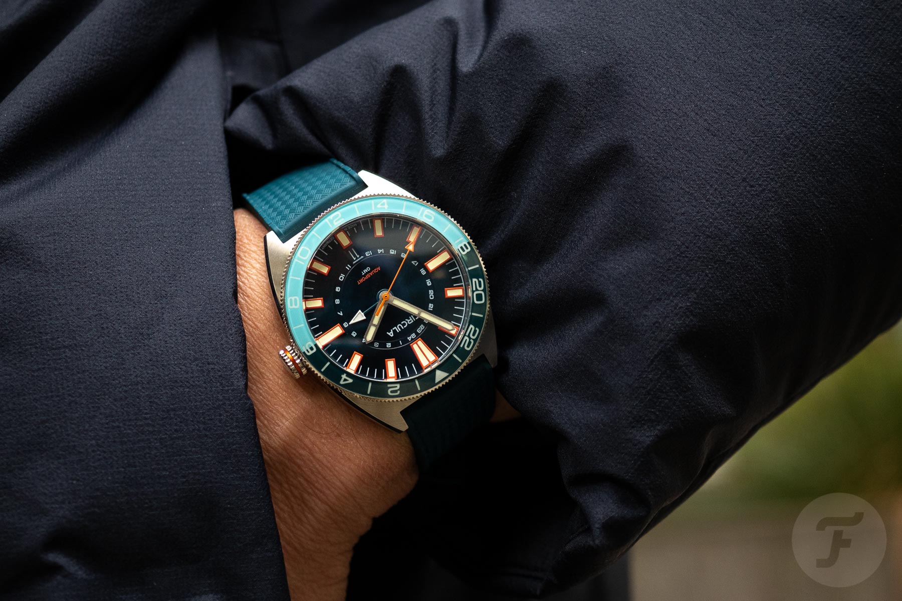 Hands-On With The Circula AquaSport GMT — A Watch That Dives And Travels In ’70s Colors And Style