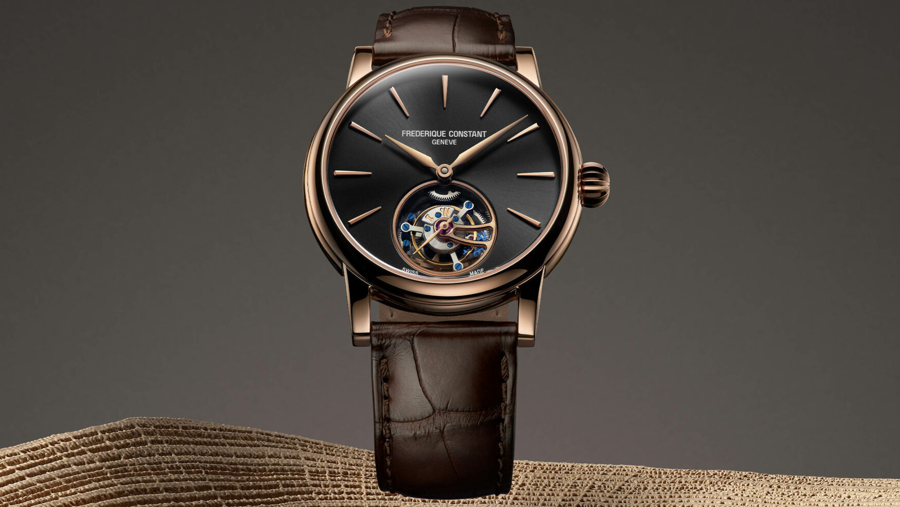The Frederique Constant Classics Tourbillon Manufacture is a high-end flex from an accessible brand