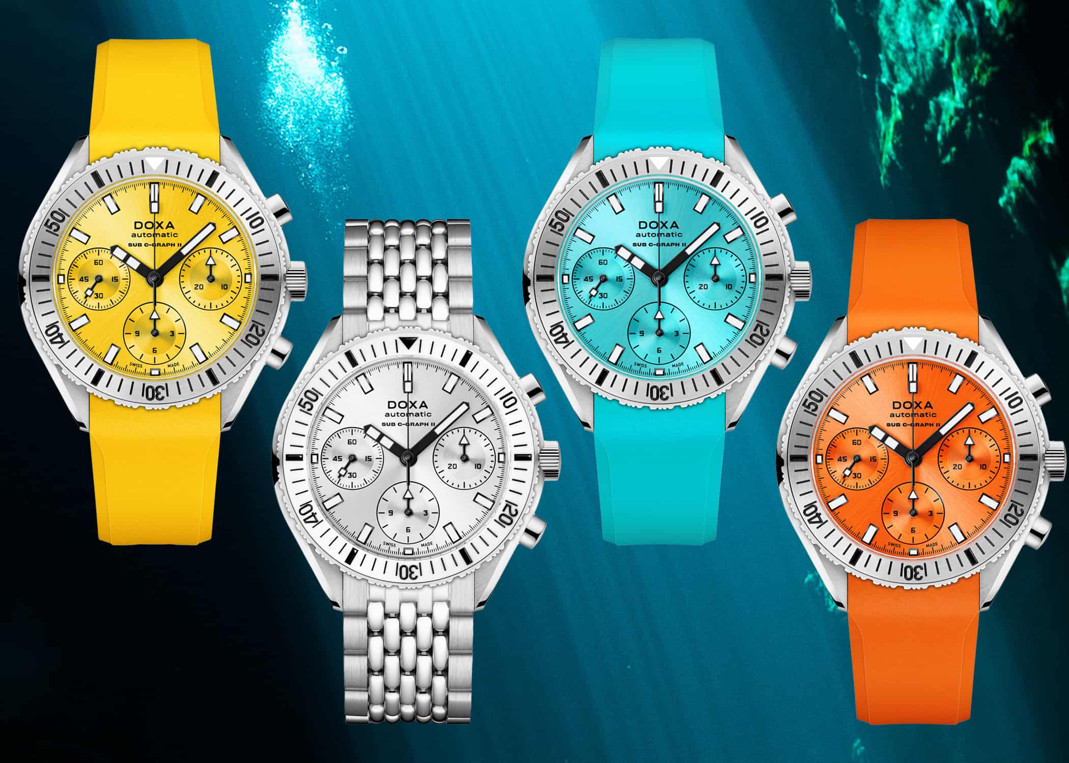 Doxa’s New Sub 200 C-Graph II is Smaller, Slimmer & Ready for Your Next Cave Dive (Or Not)
