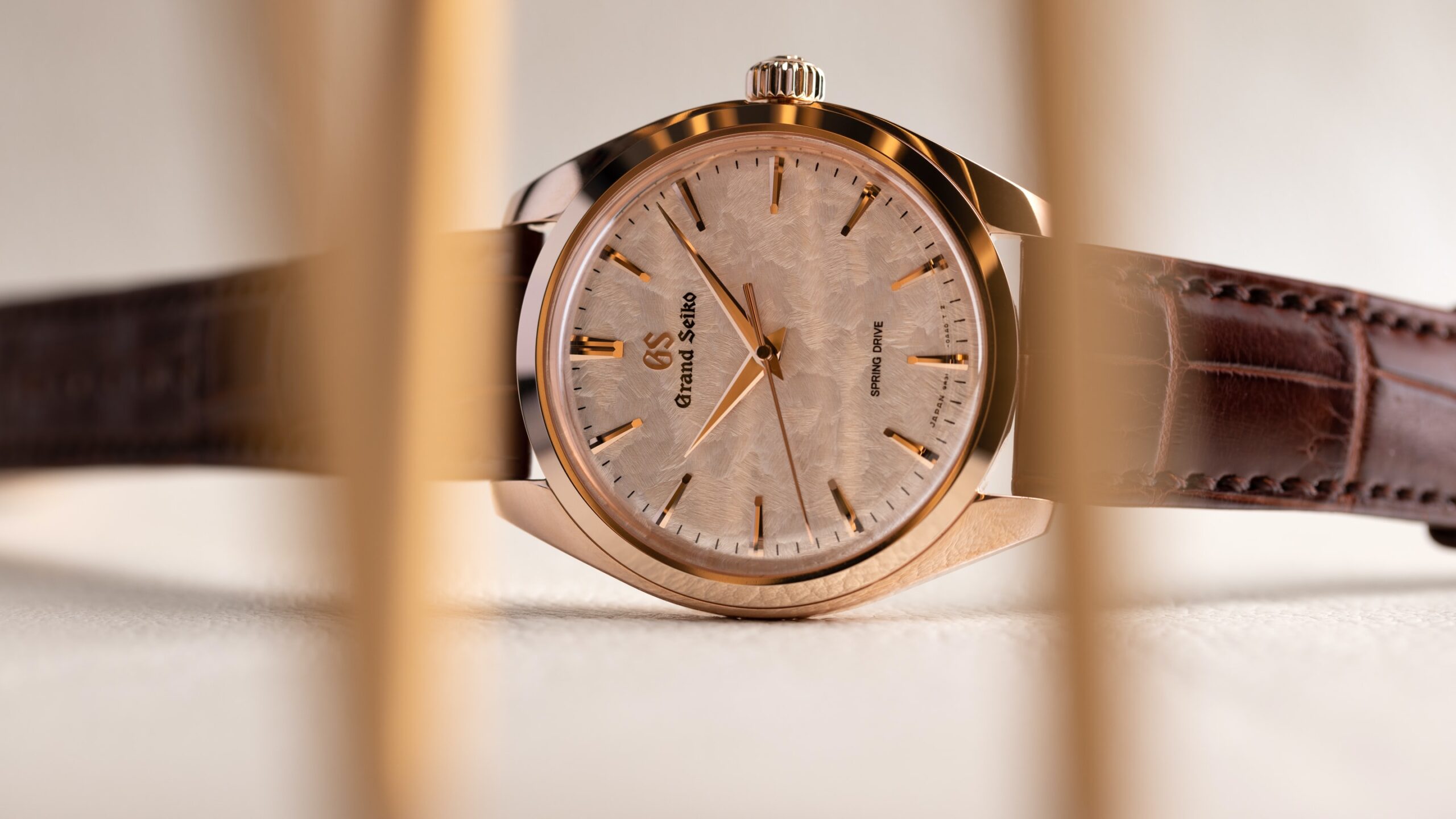 Hands-On: The Rose Gold Grand Seiko ‘Hana-ikada’