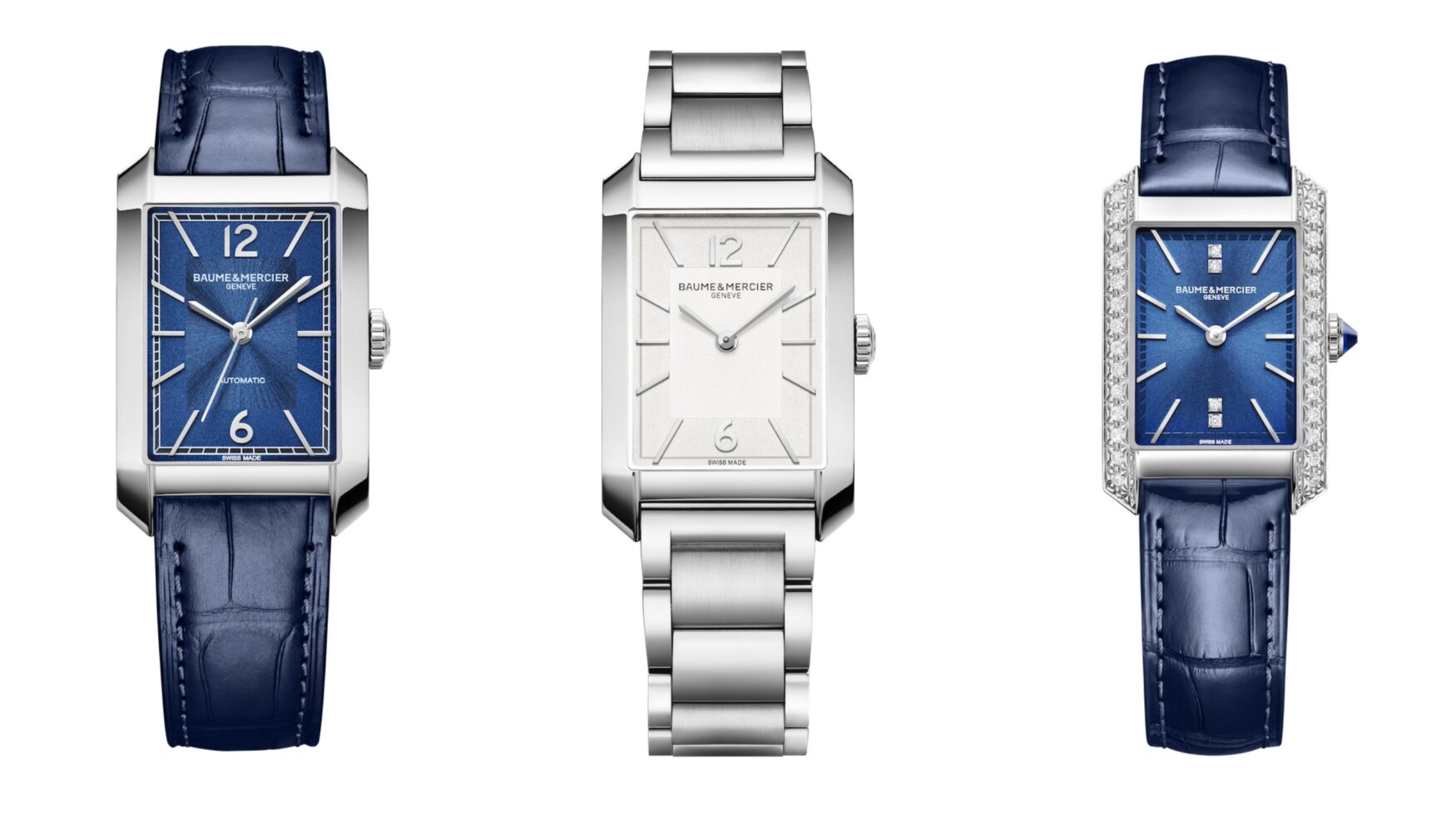 Baume & Mercier’s Hampton proves it’s hip to be rectangular