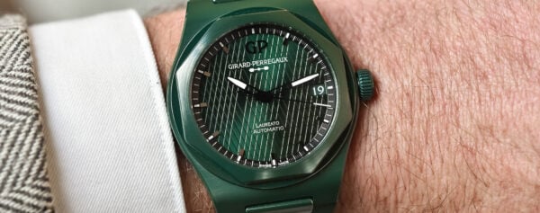 Introducing – The Girard-Perregaux Laureato Green Ceramic Aston Martin Editions (Live Pics & Price)