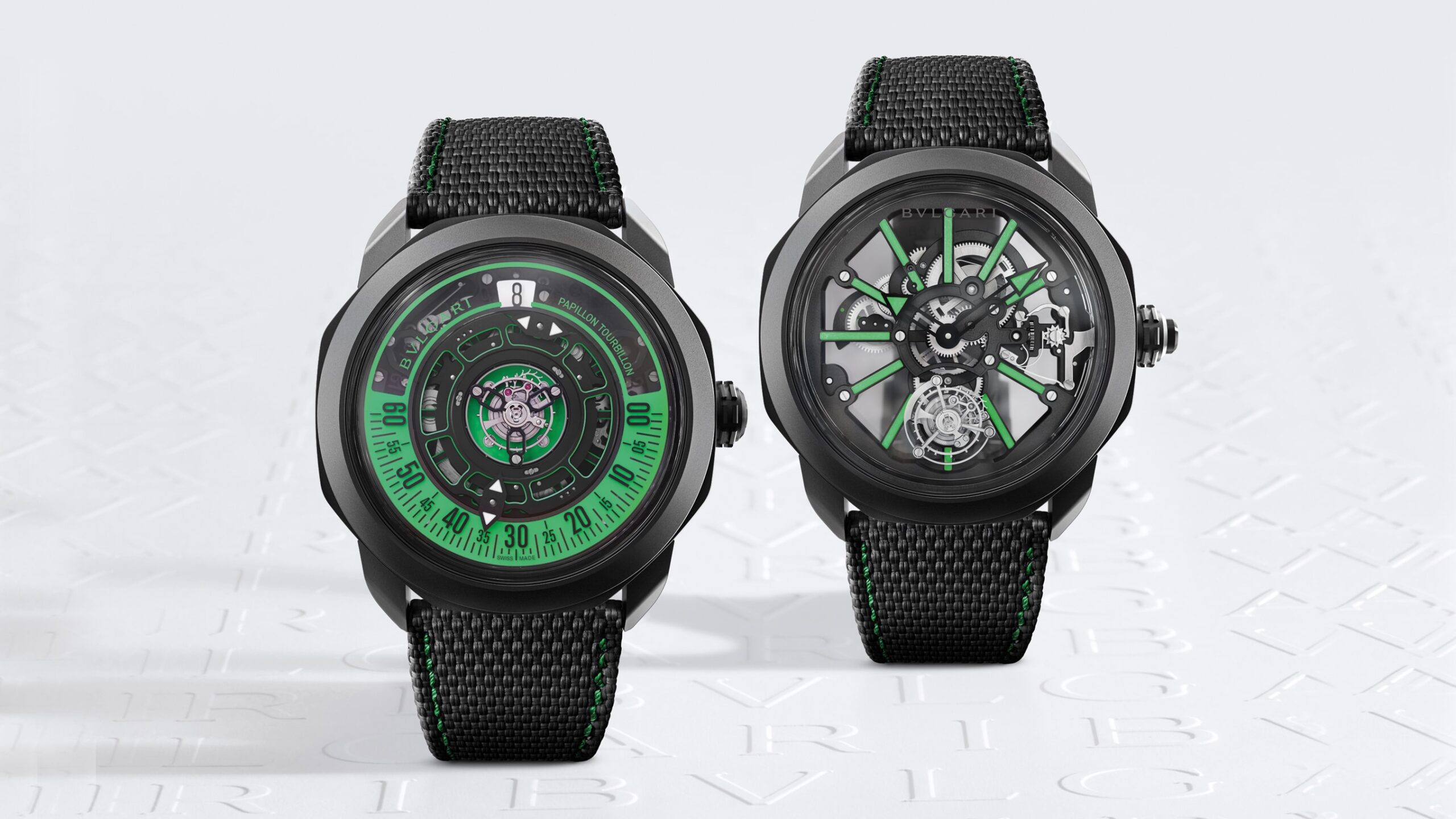 Introducing: Two New Bulgari Octo Roma Titanium Tourbillons In Black & Green