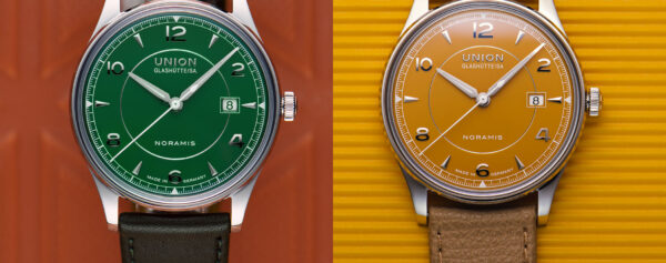 Introducing – Union Glashütte Brings An Array Of 1970s Colours to Its Classic Noramis Date