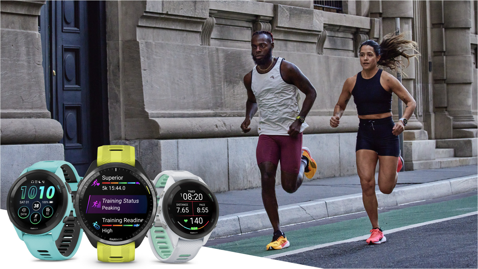 Garmin adds vibrant displays to its Forerunner GPS smartwatches
