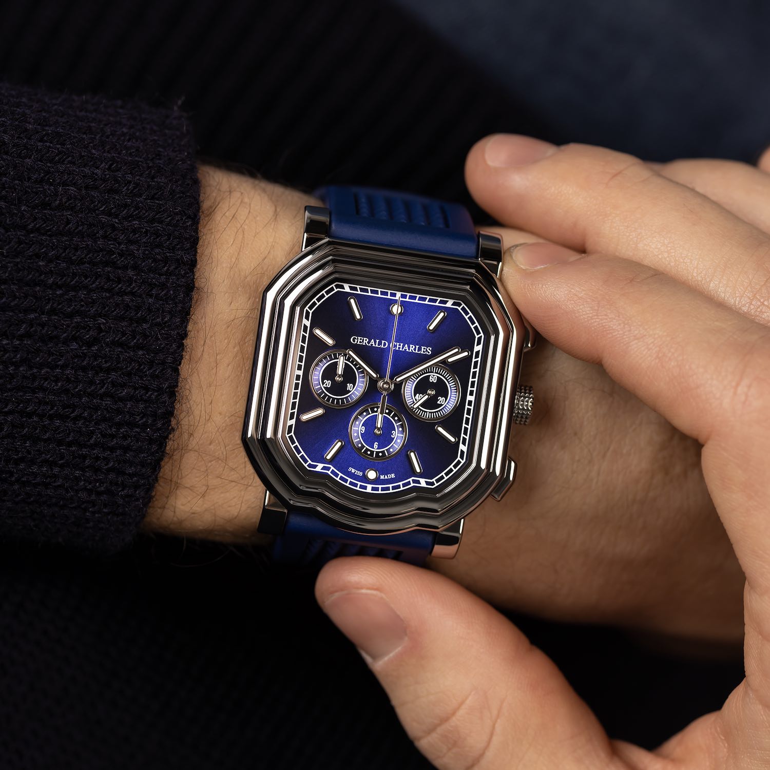 Gerald Charles Chronograph Now in Titanium 