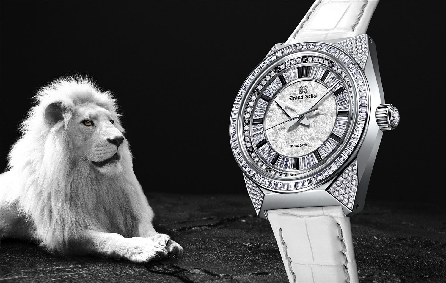 Grand Seiko Updates The White Lion With The SBGD213 Jewelry Watch