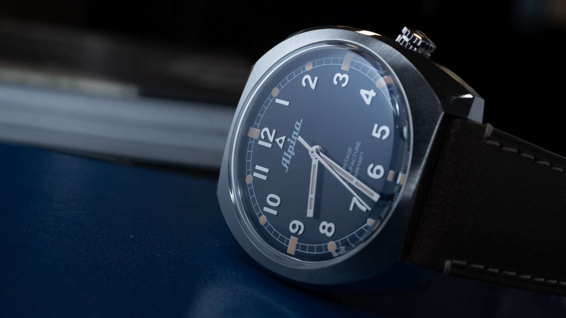Hands-On: The Alpina Startimer Pilot Heritage Manufacture Watch With A Bumper Movement