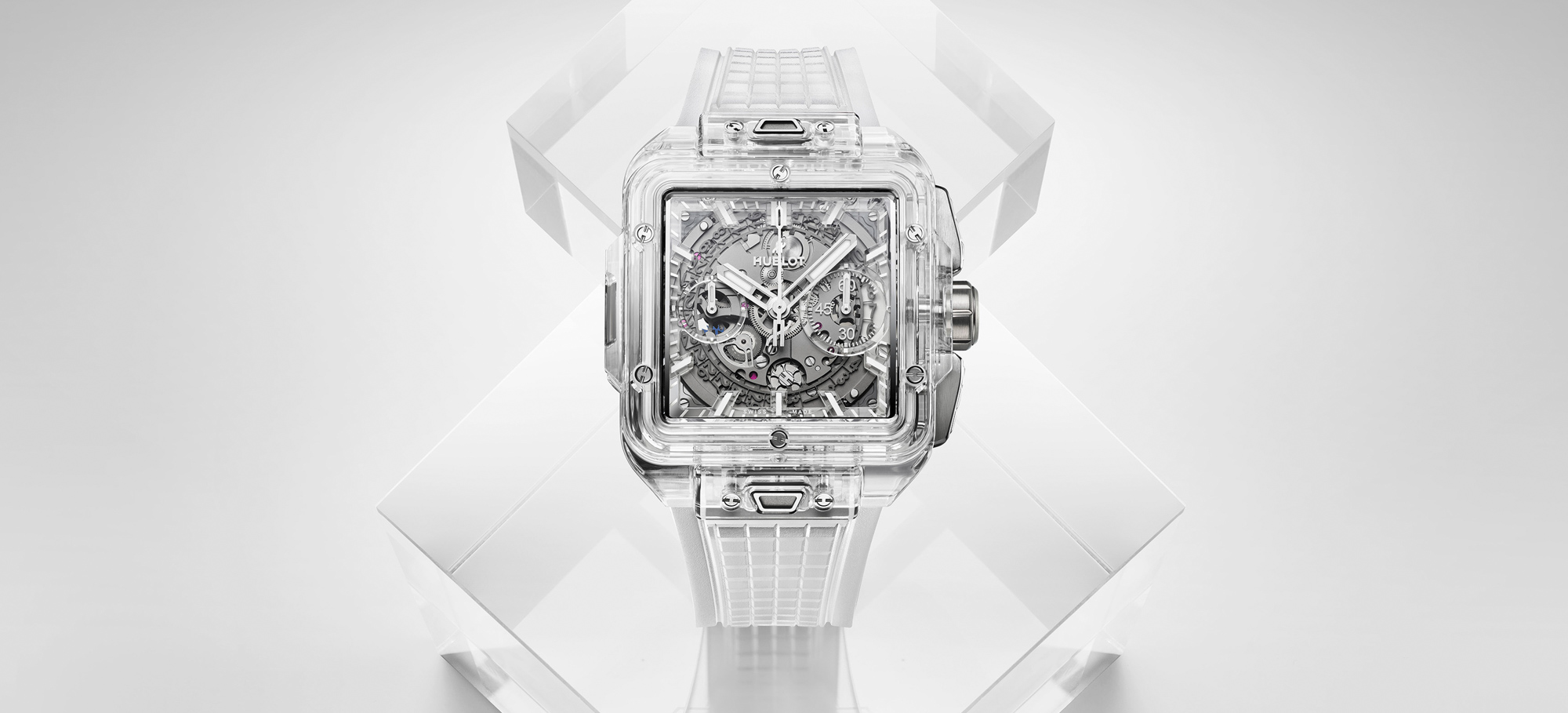 Hublot Debuts The Square Bang Unico Sapphire Watch