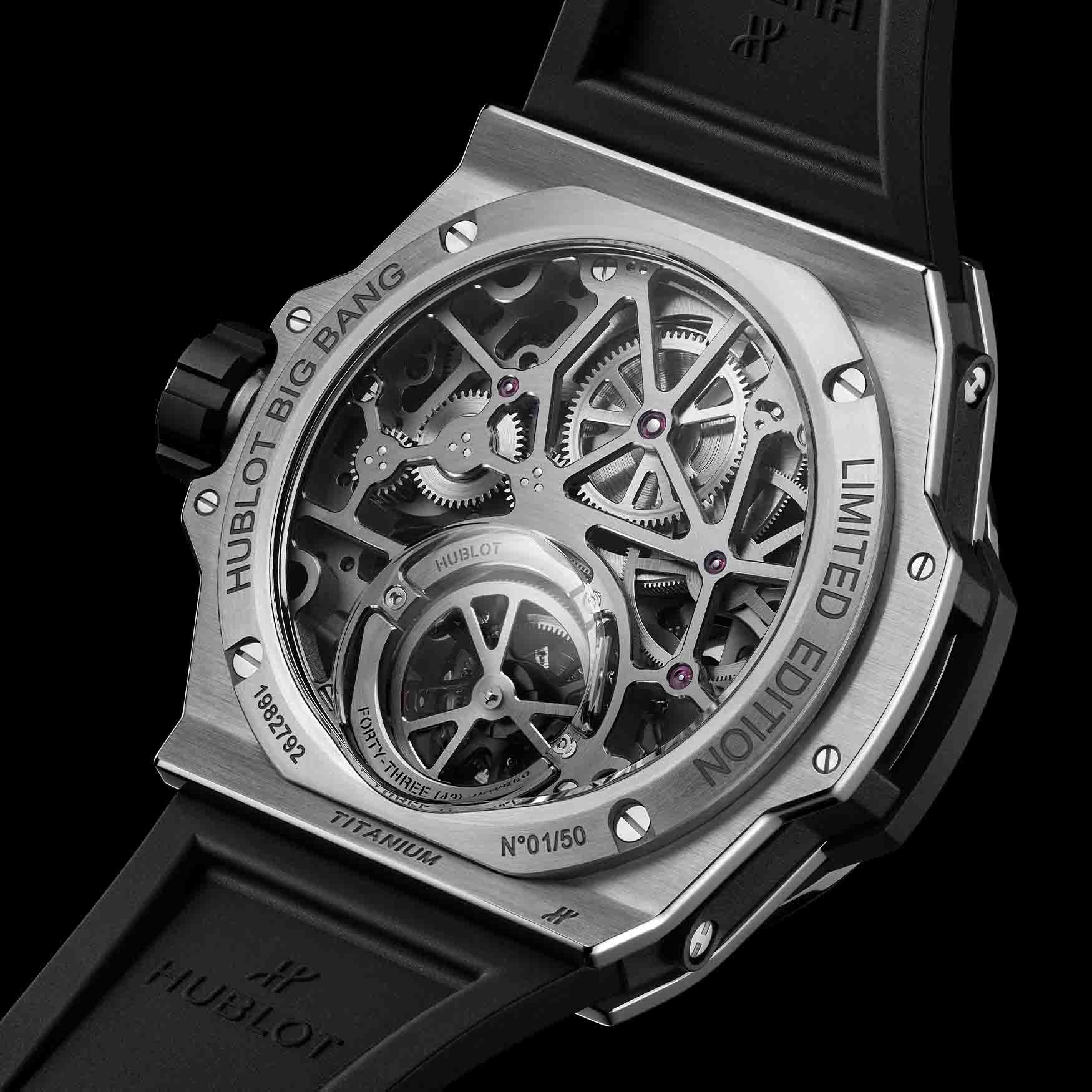 Hublot Unveils The Big Bang MP-13 Tourbillon Bi-Axis Retrograde Titanium Watch