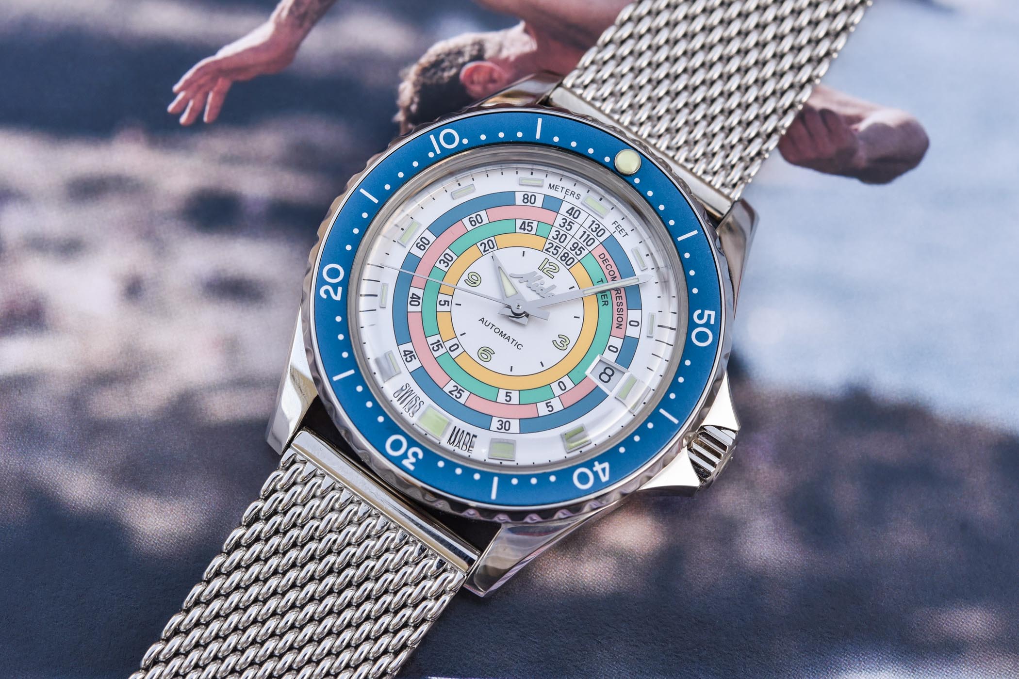 Introducing – The New & Cool Mido Ocean Star Decompression Worldtimer