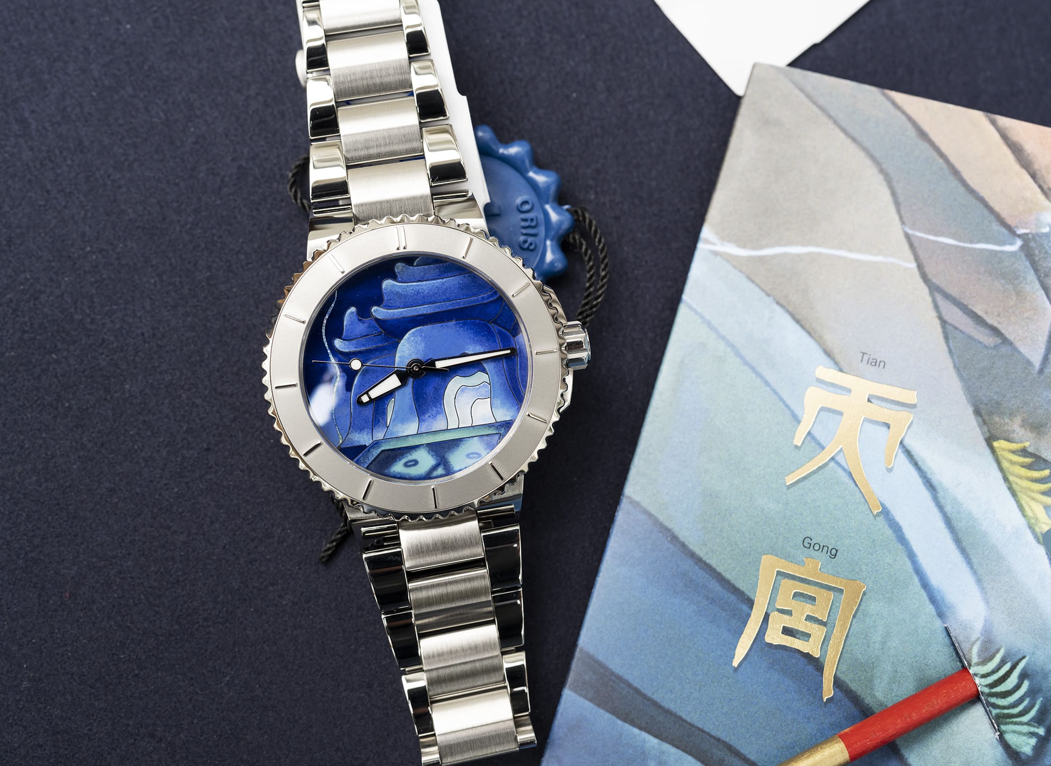 Introducing the Sun Wukong Artist Edition, an Oris Aquis with a Cloisonné Enamel Dial