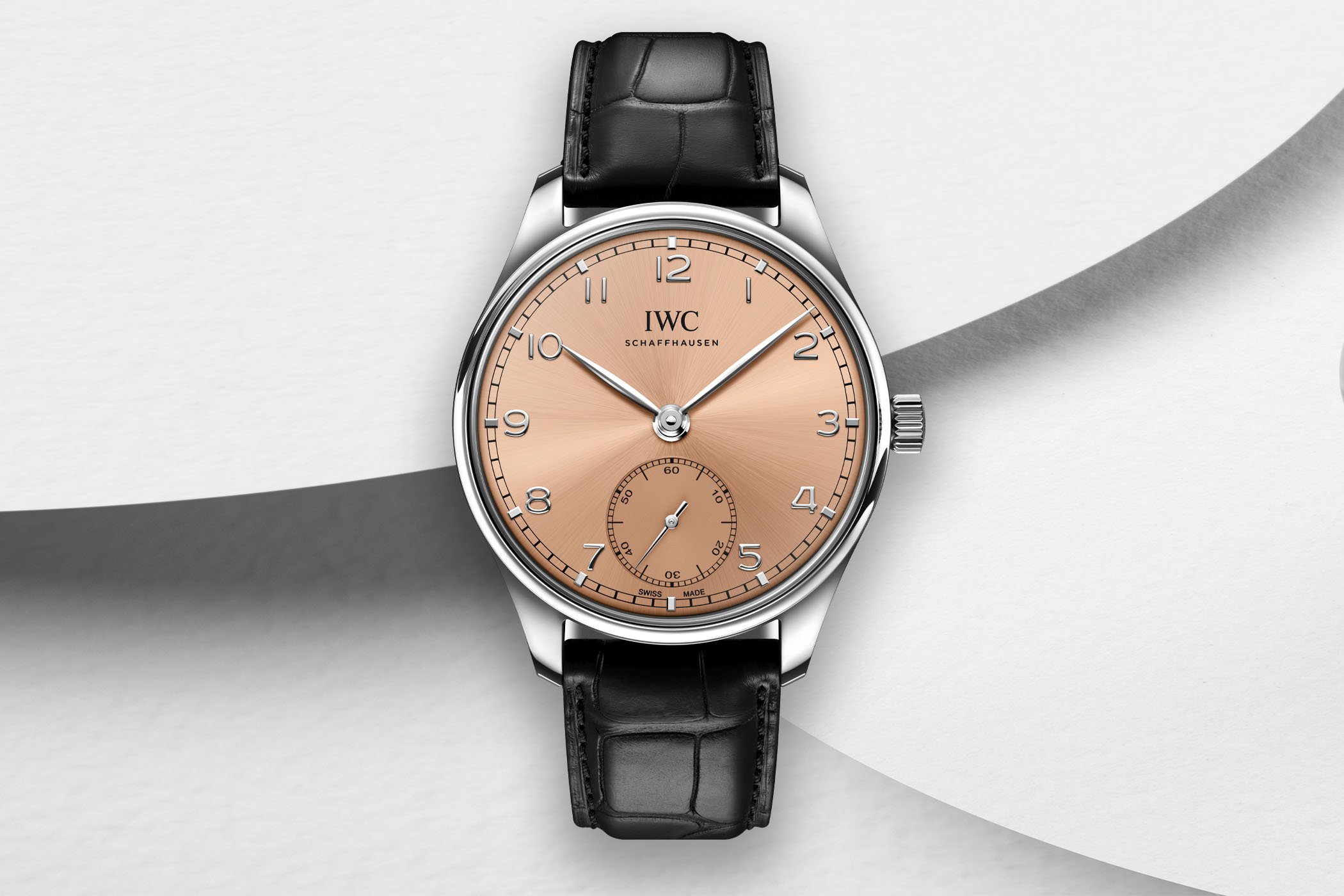 IWC Introduces a Portugieser Automatic 40 with Salmon Dial