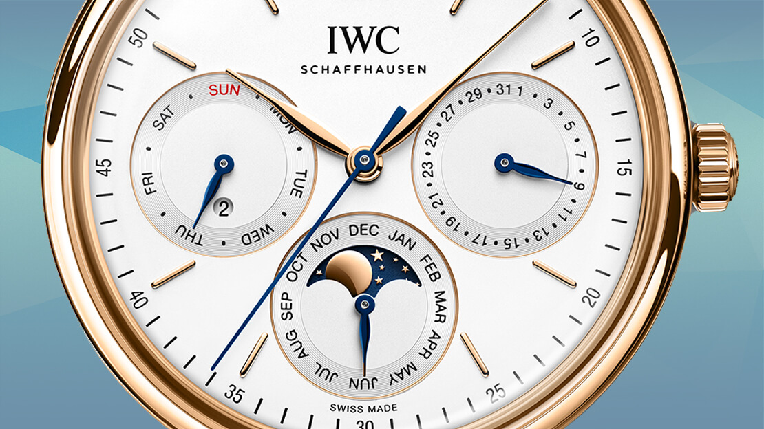 IWC  Portofino Perpetual Calendar Boasts Moonphase That’s Accurate For 577.5 Years