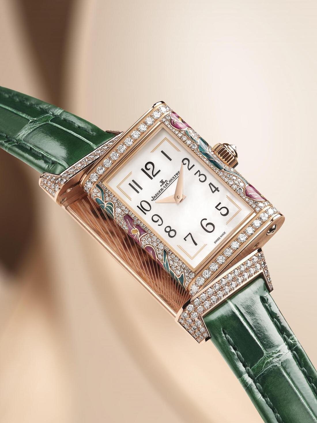 Jaeger-LeCoultre Introduces The Luxuriously Enameled And Gem-Set Reverso One Precious Colors Watches