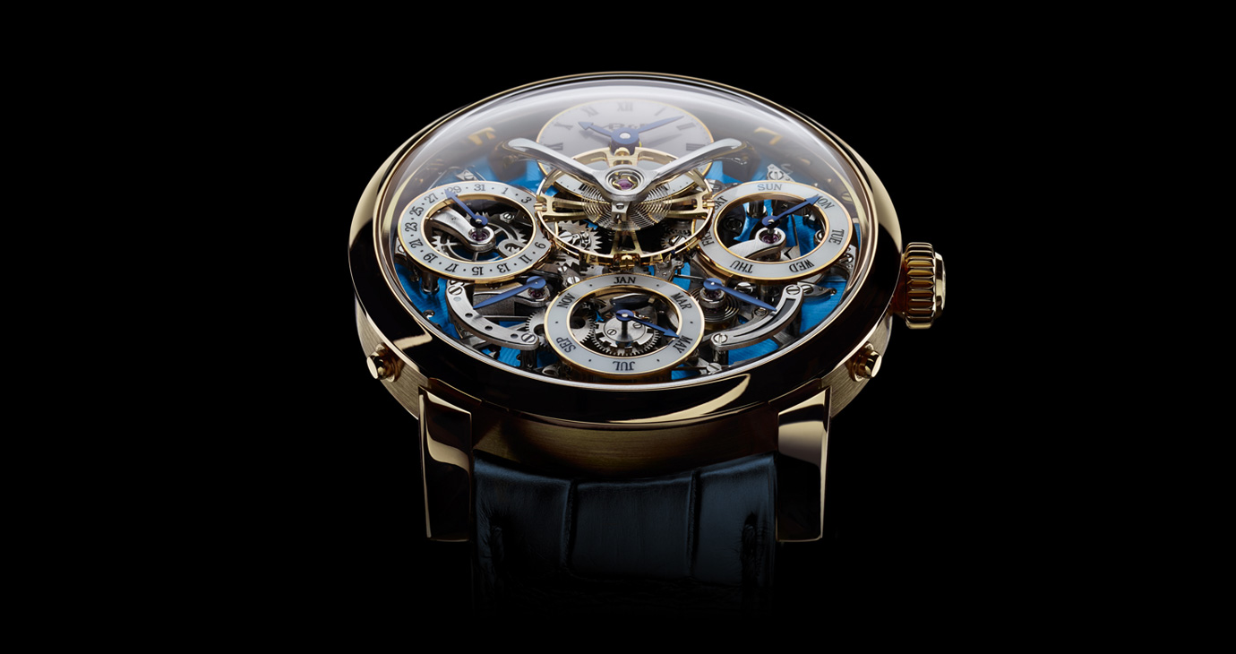 MB&F Launches Salmon-Hued LM Perpetual 