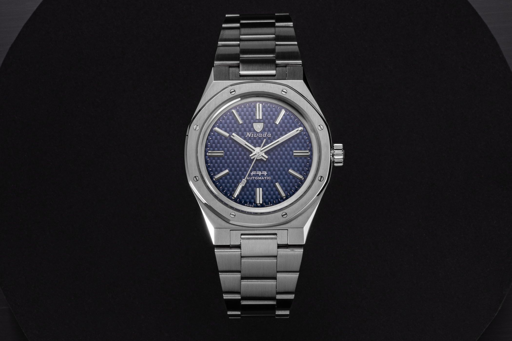 Nivada Launches the F77, a Reissue of their Own 1970s Integrated Bracelet Sports Watch