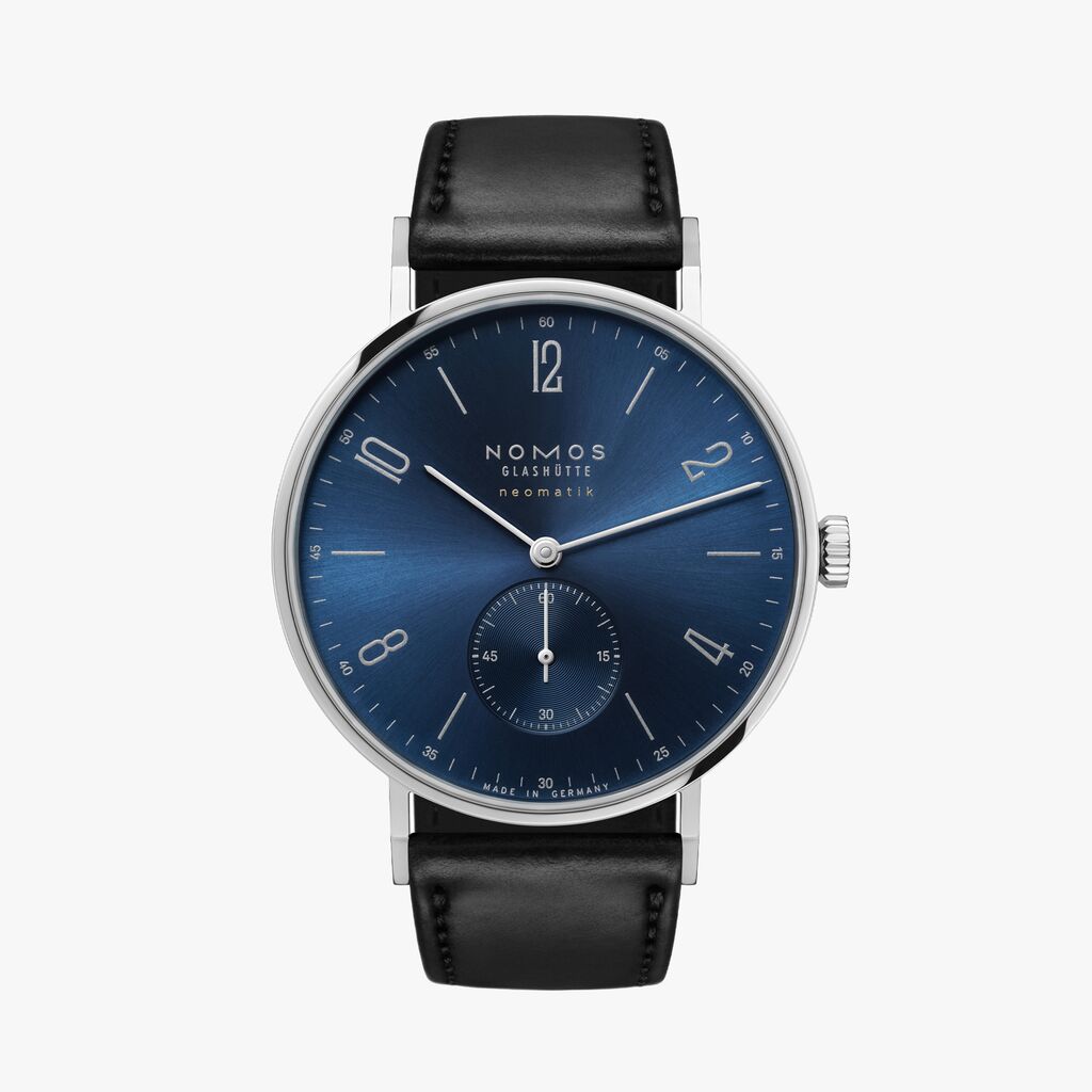 Nomos Glashütte – Tangente neomatik blue gold 35 and 39