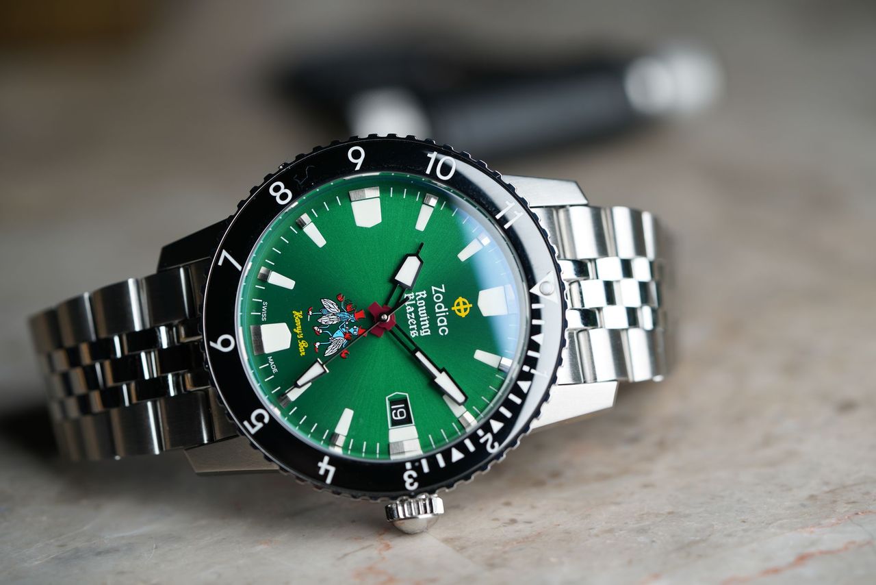 Rowing Blazers And Zodiac Toast Harry’s Bar WIth Super Sea Wolf Watch