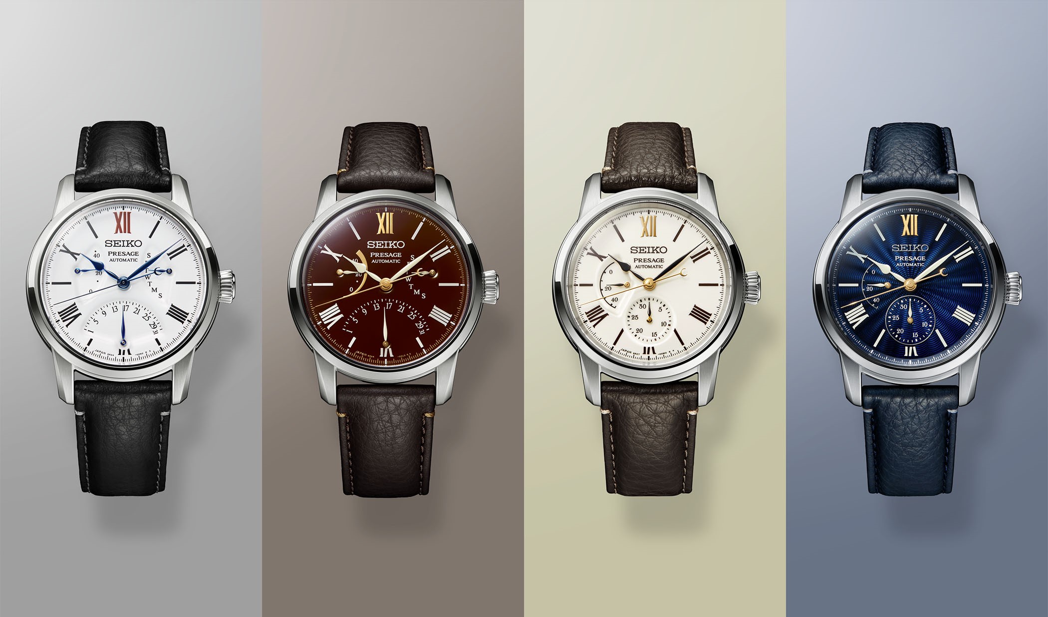 Seiko Celebrates 110 Years of Watchmaking With Four New Presage Craftsmanship Watches