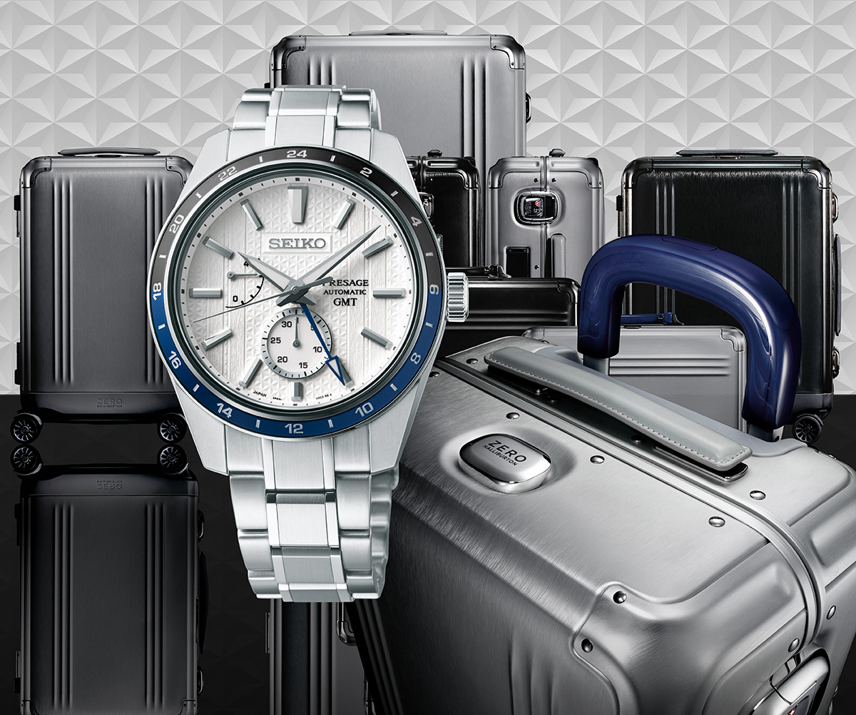 Seiko & Zero Halliburton: a new collaboration as an extension to the Presage Sharp Edged Series