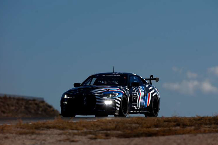 The new BMW M4 GT4 completes its first round of tests