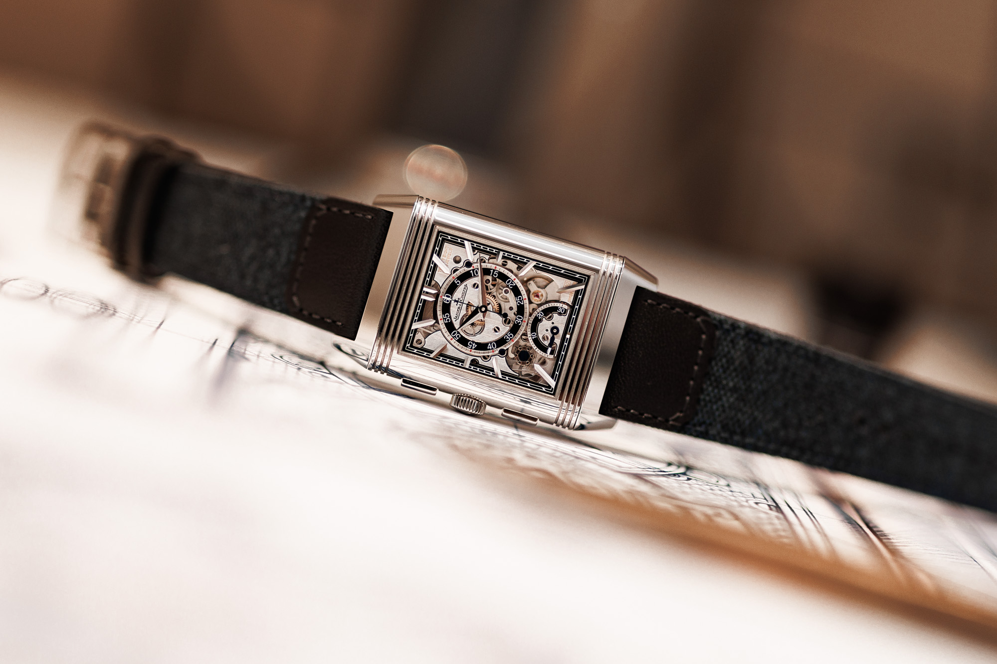 The New Jaeger-LeCoultre Reverso Tribute Chronograph Has One of the Most Ingenious Chrono Displays We’ve Seen