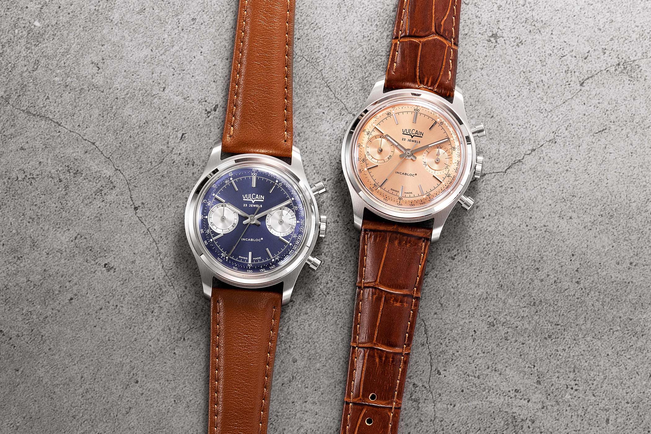 Vulcain Unveils The Chronograph 1970s Hand-Wound Watches