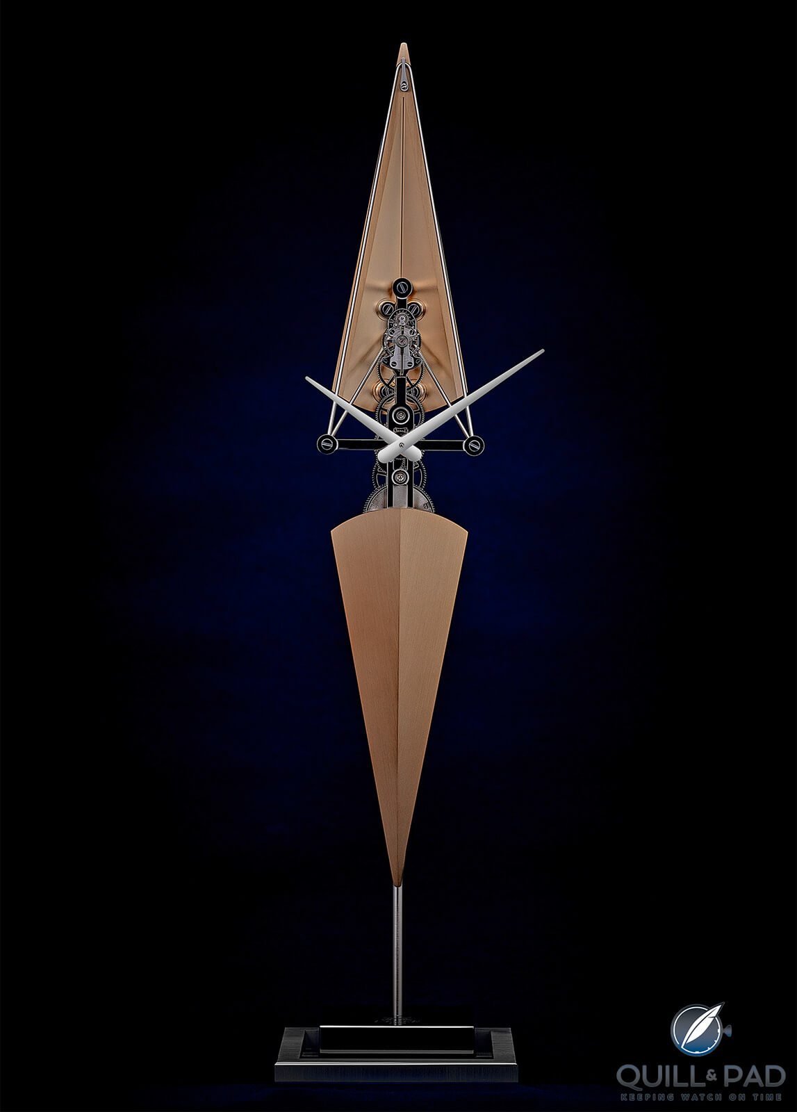 La Regatta by l’Epée Table Clock: Nautical Grace on Land (and Desk)