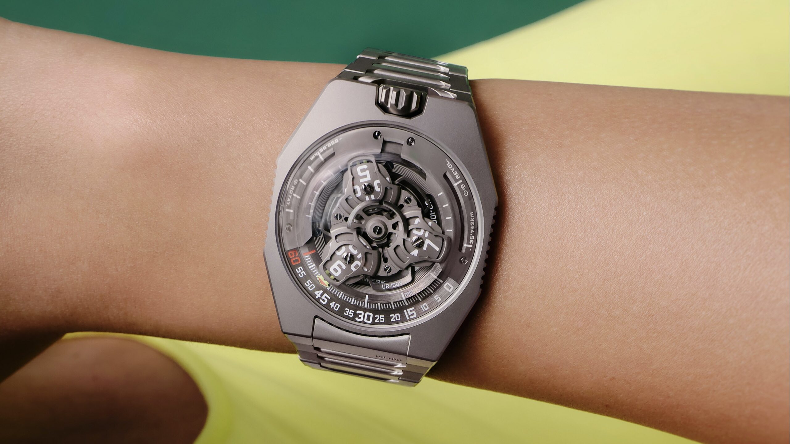 Introducing: The Tonal, Titanium, And Totally Cool Urwerk UR-100V Magic T