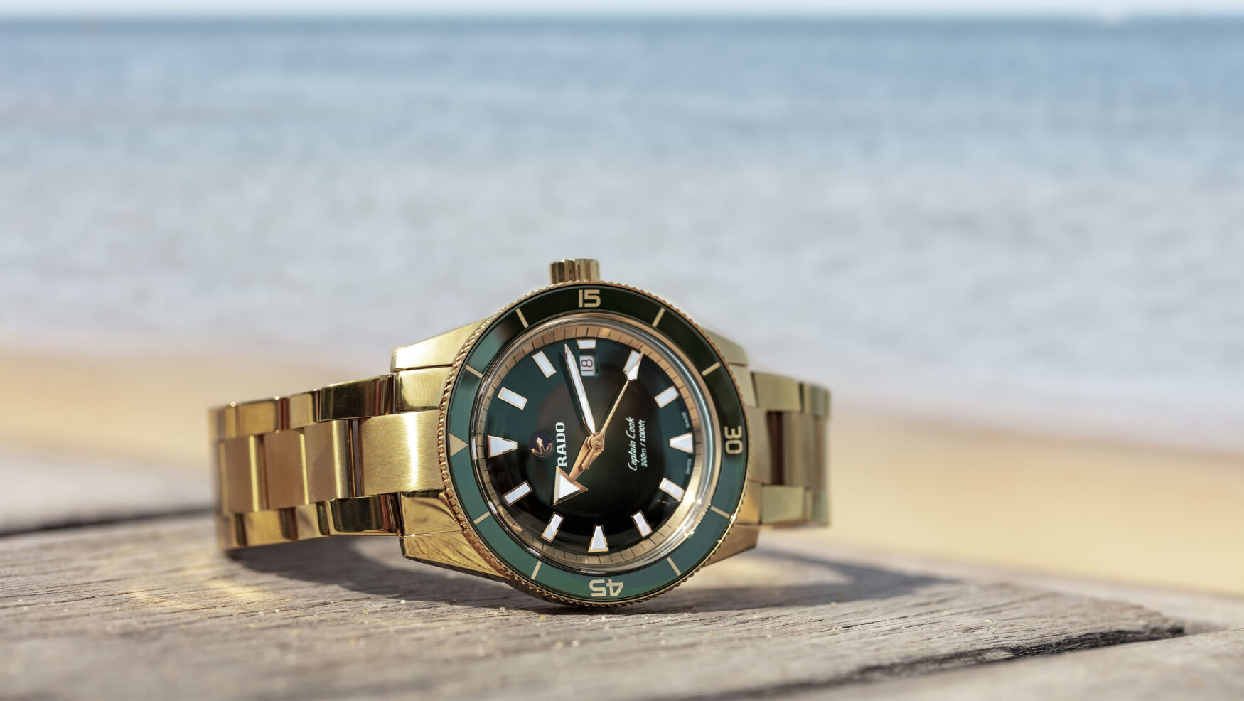 The Rado Captain Cook gets an Aussie exclusive in green and gold
