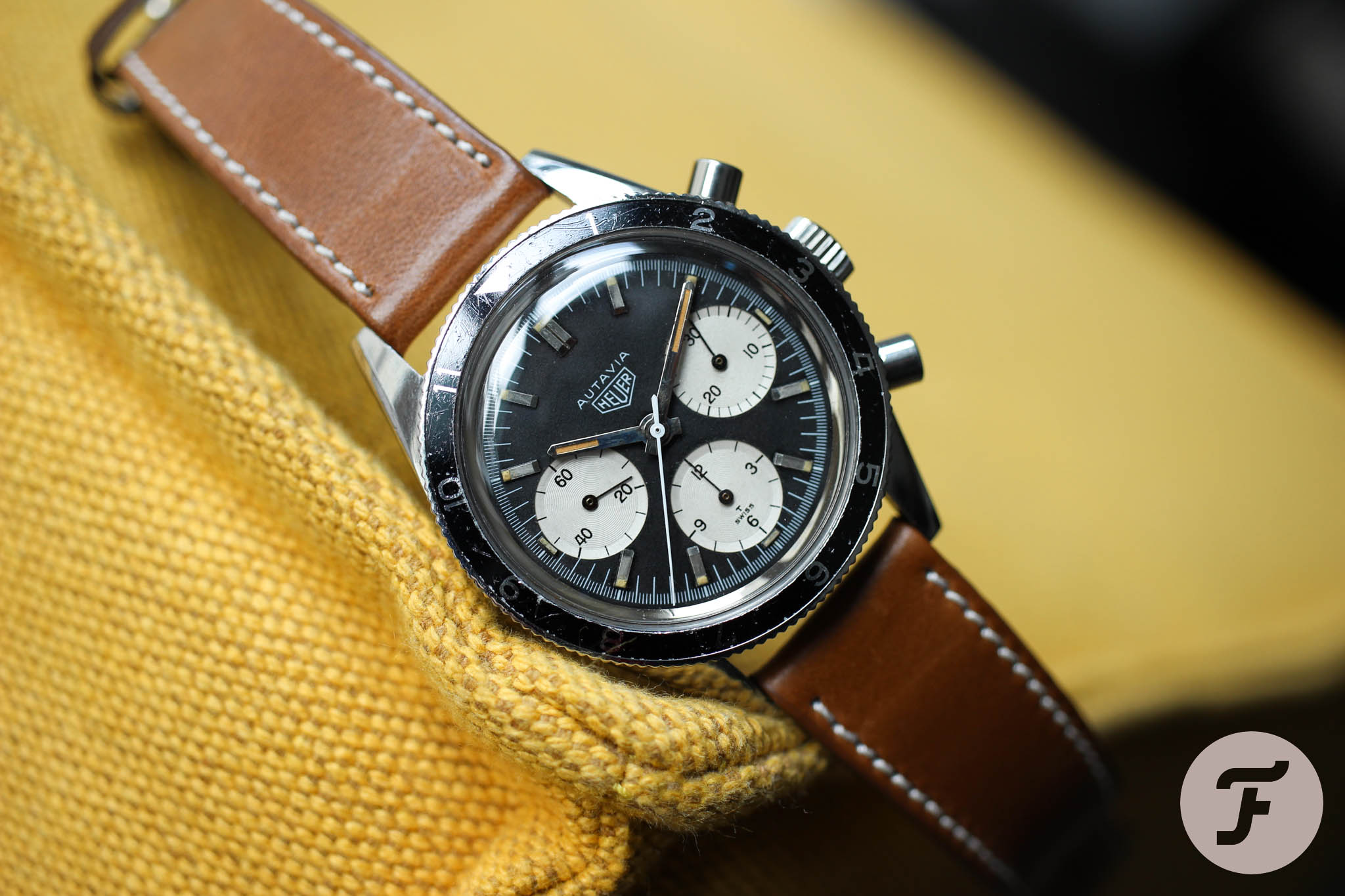 #TBT The Ongoing Mystery Of The Round-Typeface Heuer Autavia 2446M