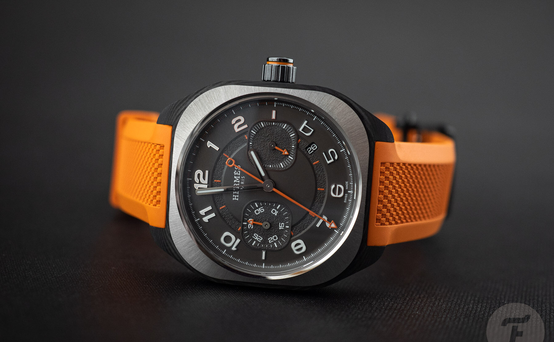 Hands-On With The Hermès H08 Chronograph — A One-Of-A-Kind Monopusher Chrono