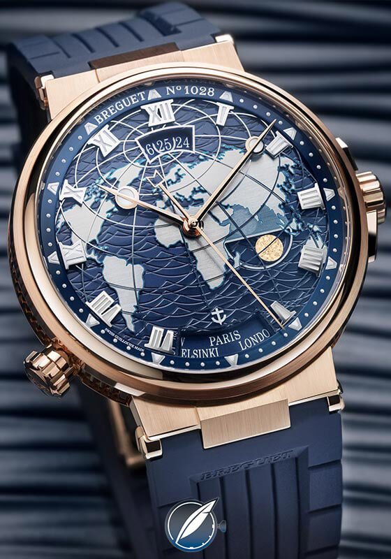 Breguet Marine Hora Mundi 5557: Instant-Change Time Traveler Now has One of its Best Dials – Reprise