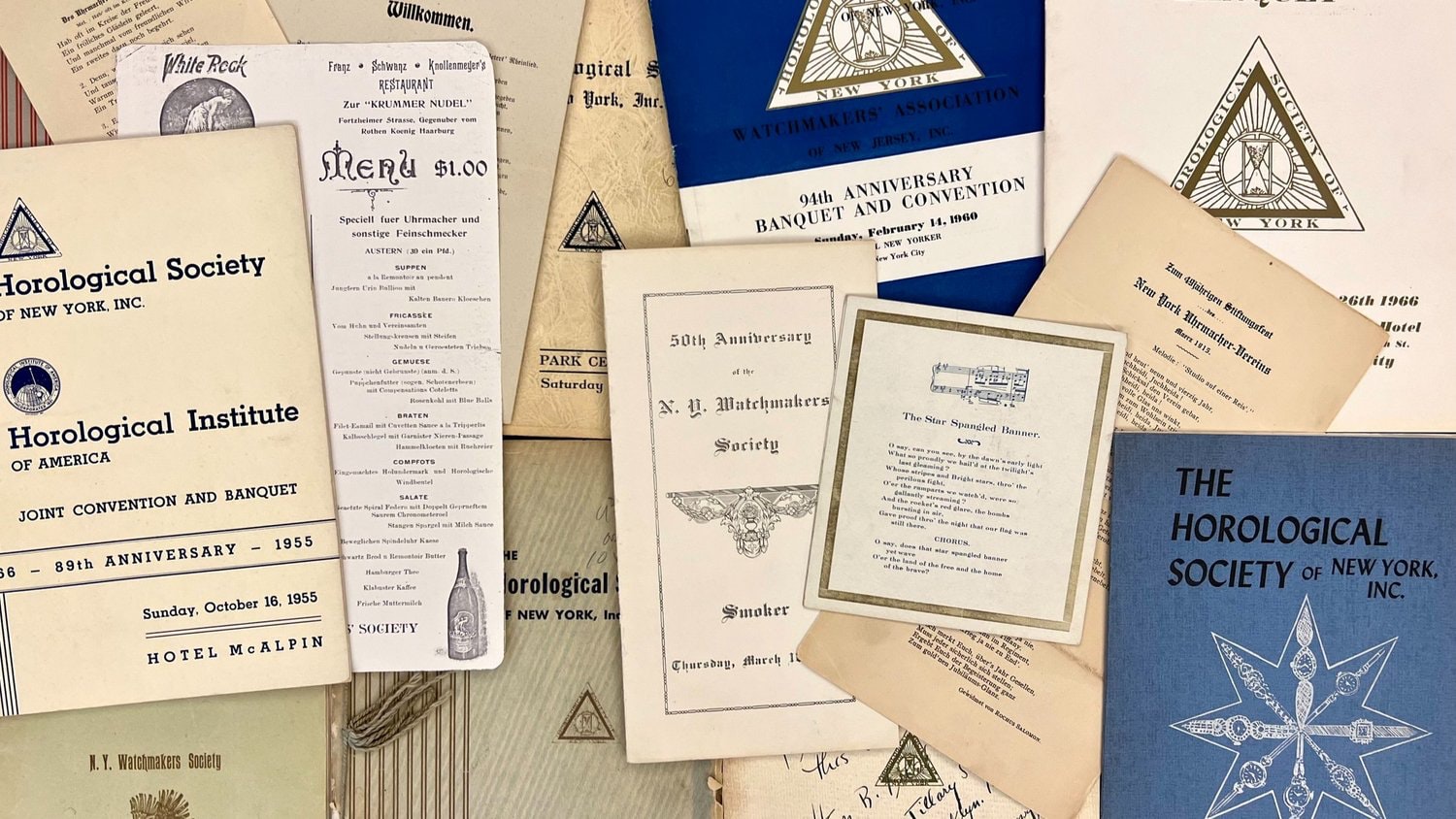 Reading Time At HSNY: Smokers, Banquets, Galas – Celebrating 157 Years Of Horological Tradition