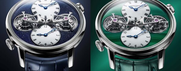 Introducing – The Arnold & Son Double Tourbillon With Stone And Glass Dials