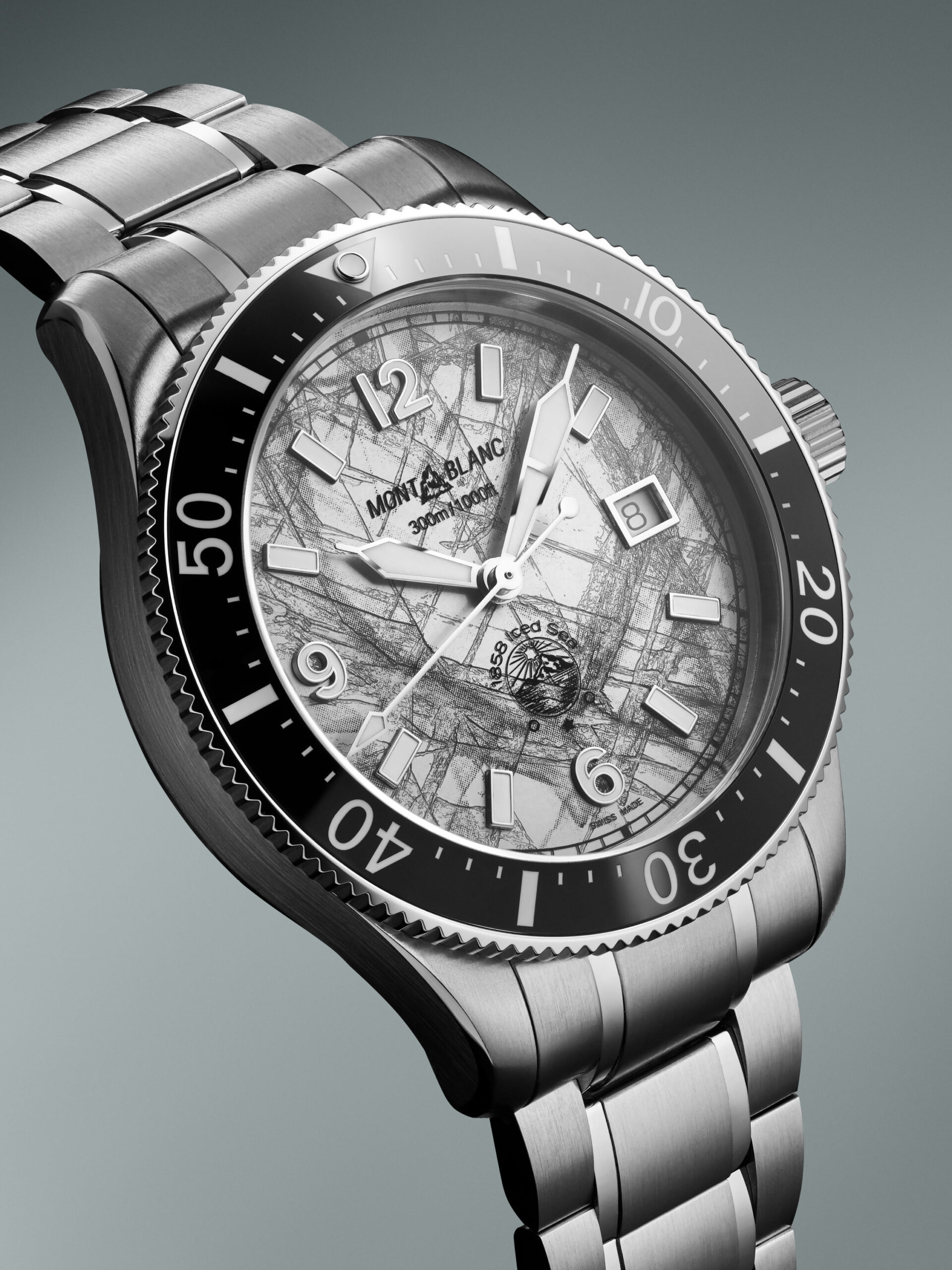 Montblanc Brings Back the 1858 Iced Sea Automatic Date with Grey Dial