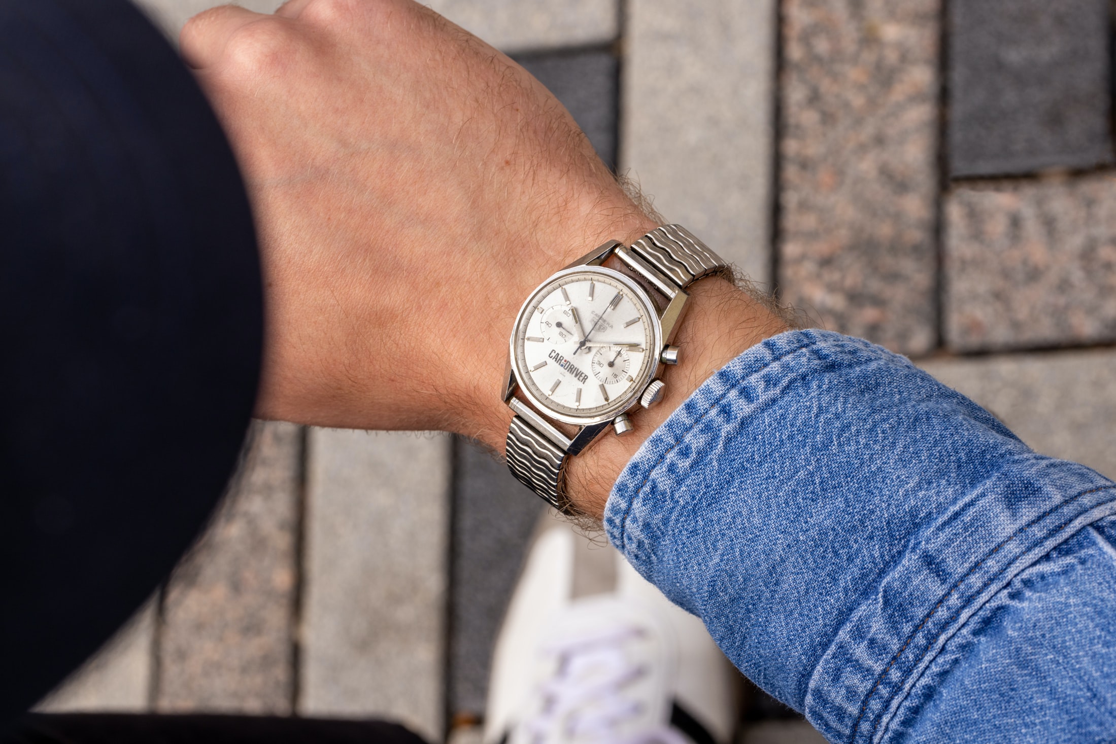 Found: The Very First Heuer Carrera With Car And Driver Double-Signed Dial