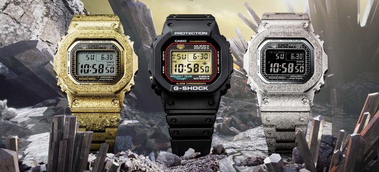 Casio Launches A Trio Of G-Shock 40th Anniversary Recrystallized Watches 