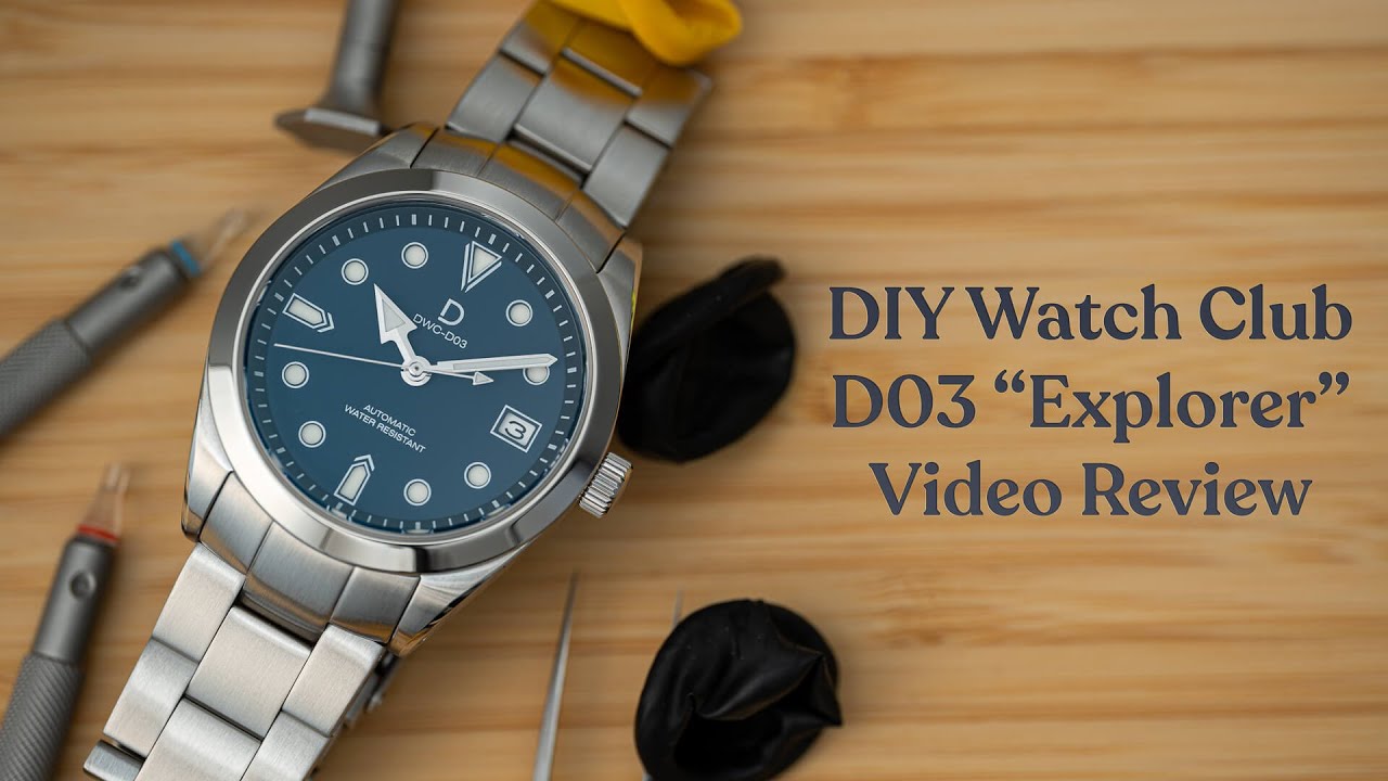 DIY Watch Club D03 “Explorer” Video Review