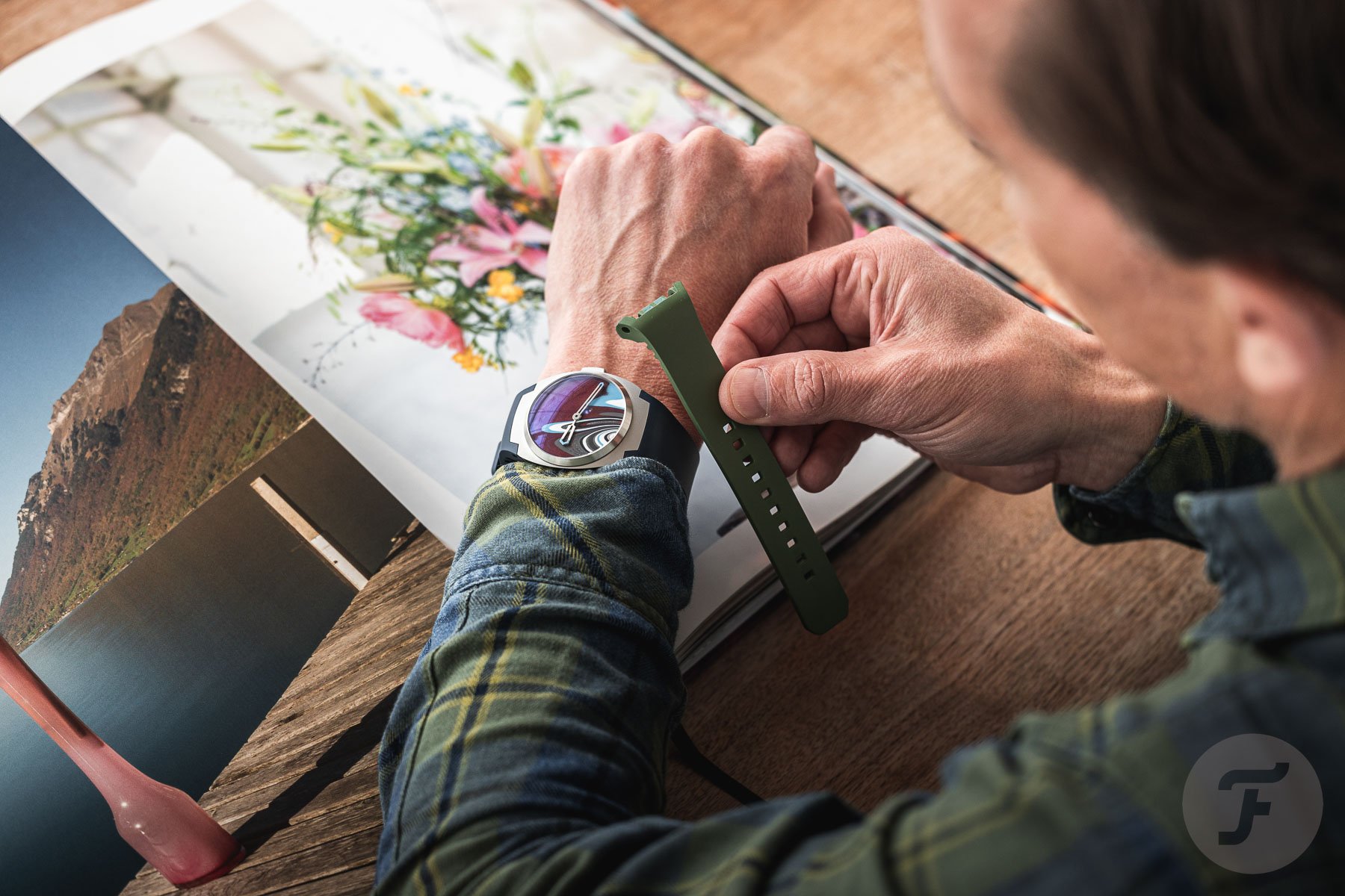 Monday Mornings Are Precious With The Arcanaut ARC II – Fordite — A Watch With An Industrial “Stone” Dial